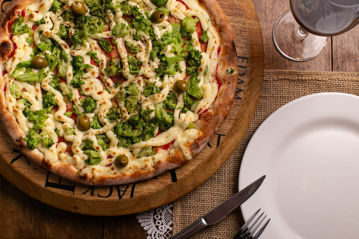 Pizza de Brócolis